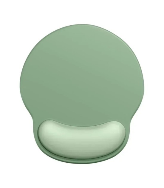 Mint Green Gradient Silicone Mouse Pad With Wrist Support 250 × 220 × 18 mm