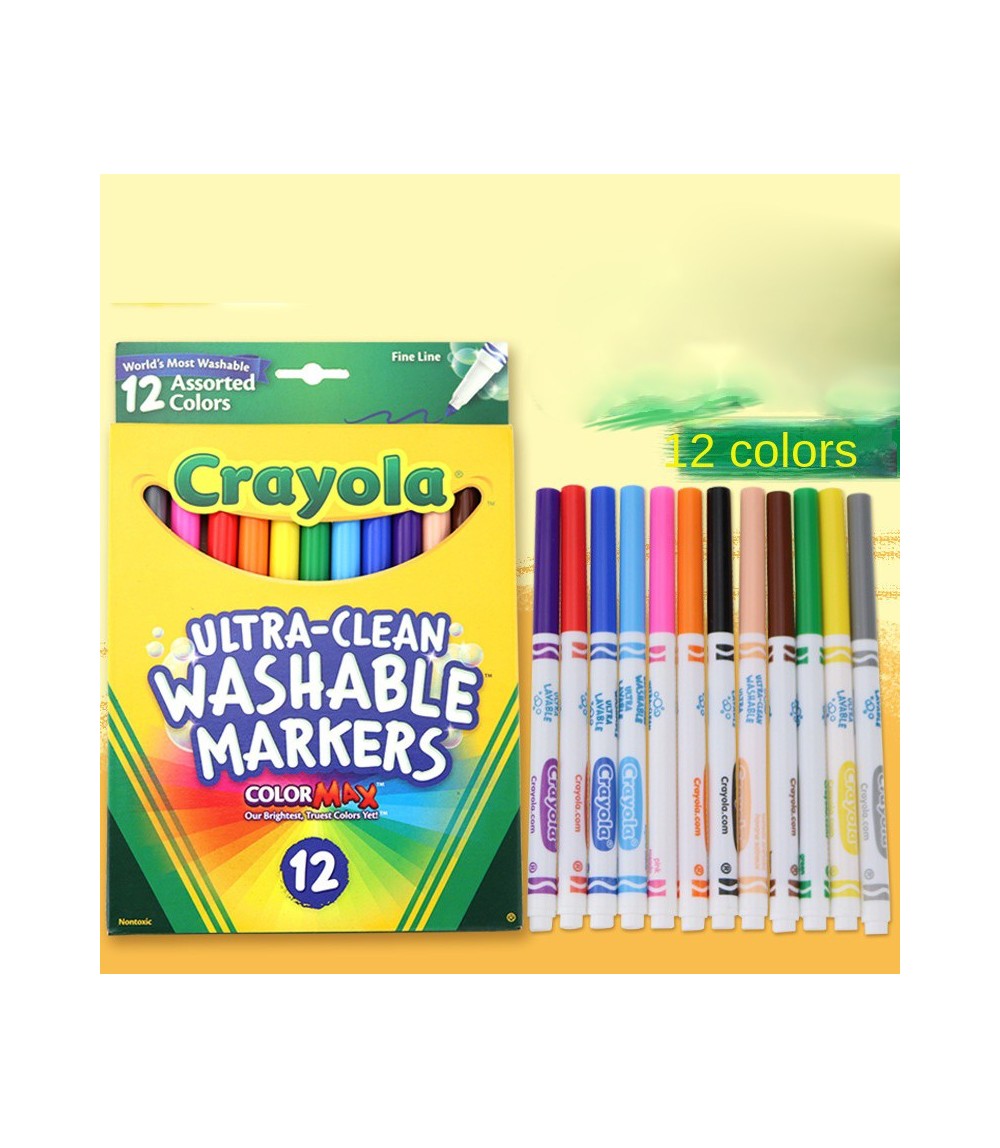 12 Color Art Pen Set - Children's Drawing & Painting Markers