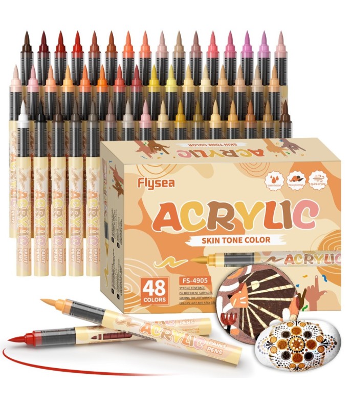 Layerable Acrylic Marker Pens - Pastel Art Markers