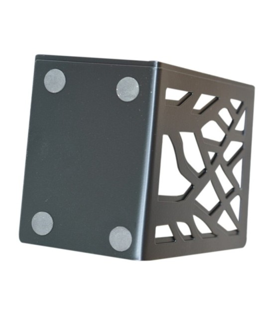 Black Metal Bookends For Shelves & Desk 120 × 90 × 175 mm