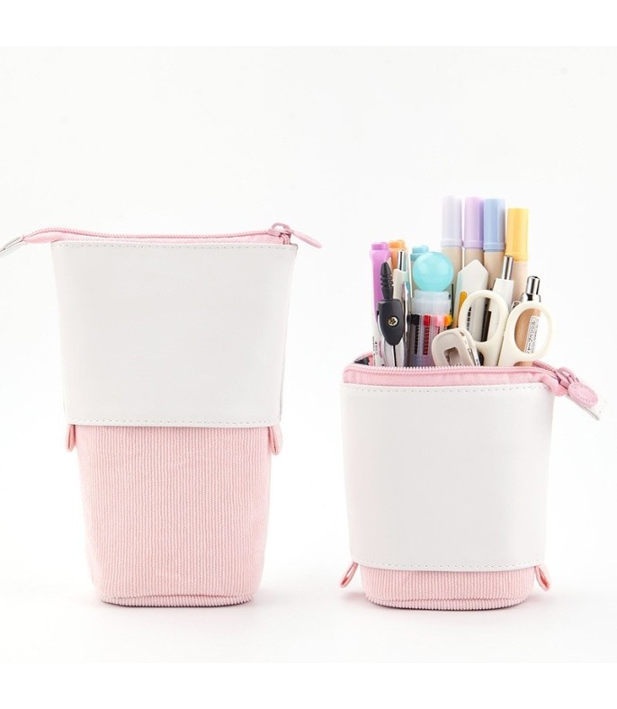 Kawaii Retractable Pencil Case - Pop-Up Pen Holder For Office