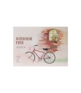 White Premium A5/A6 Watercolor Paper Sketchbook 155 × 210 mm - 12 Sheets For Artists