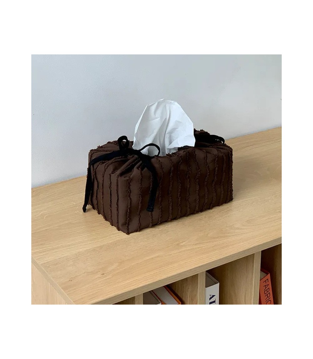 Korean Style Tissue Box Cover - Cute Fabric Tissue Holder For Office