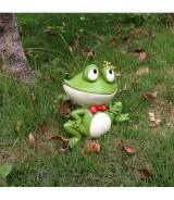 Green Frog Prince Resin Key Holder 15 x 9 x 13 cm - Decorative Key Storage Box