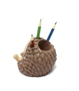 Resin Hedgehog Pen Holder - Creative Desktop Organizer