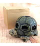 Turtle Resin Ashtray 14 × 11 × 8 cm - Decorative Tabletop Ornament For Office & Home