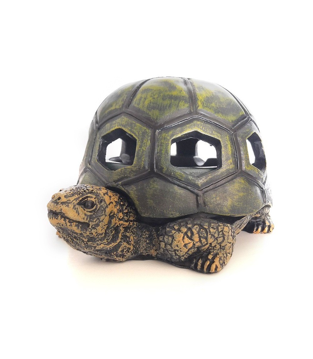Turtle Resin Ashtray 14 × 11 × 8 cm - Decorative Tabletop Ornament For Office & Home
