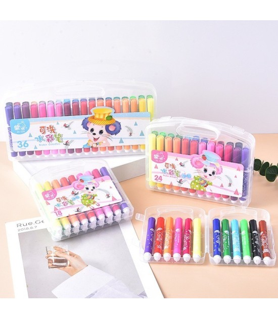 Superbcolor 12-Color Coloring Pens - Non-Toxic Washable Markers For Creative Art